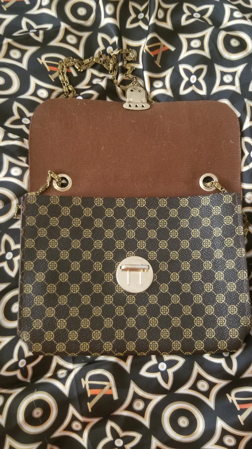 Brown Geometric Mini Crossbody Bag - photo 3