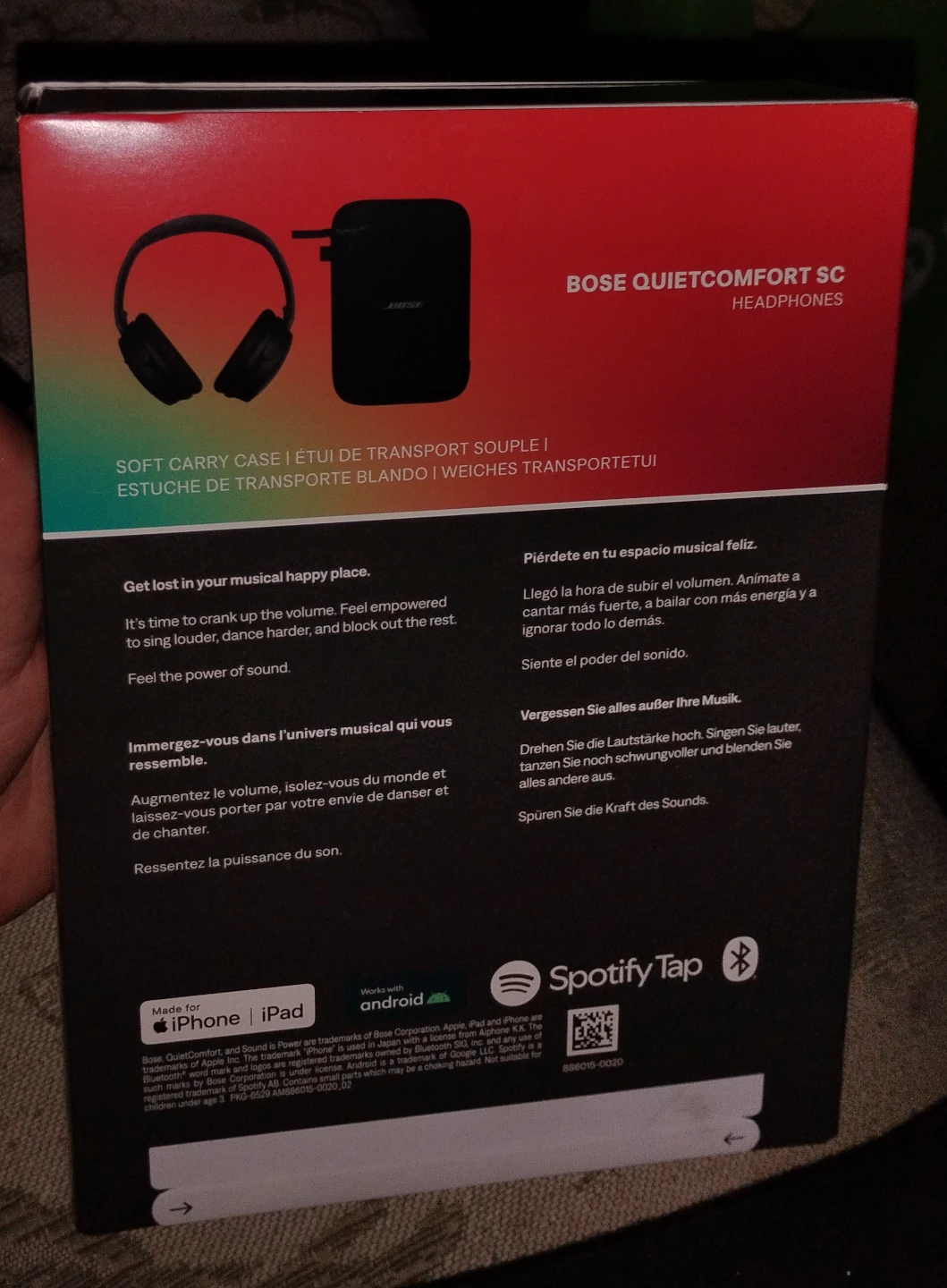 Bose QuietComfort SC Noise Cancelling Headphones - photo 2