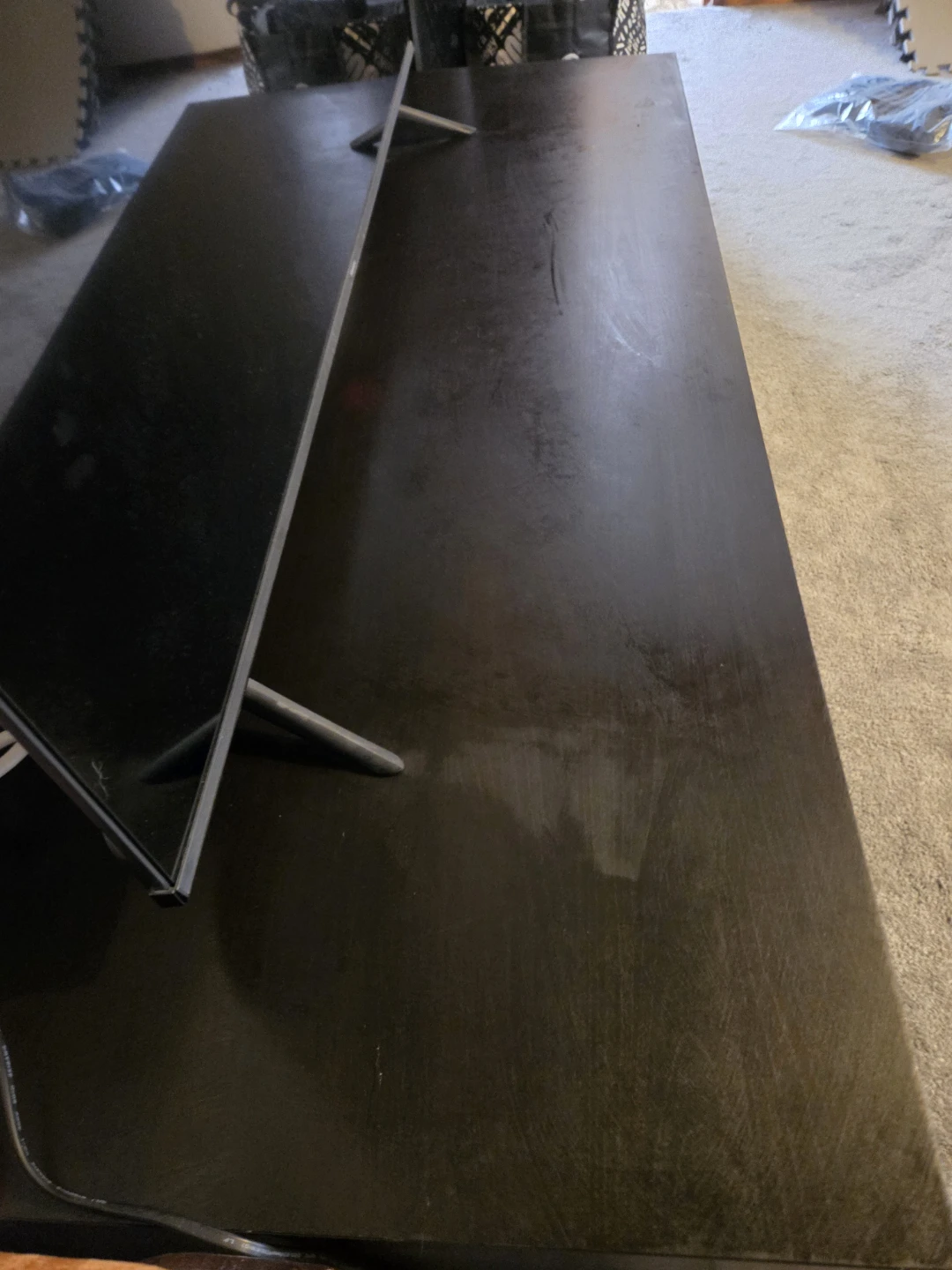 IKEA LACK TV Bench Black-Brown - photo 2