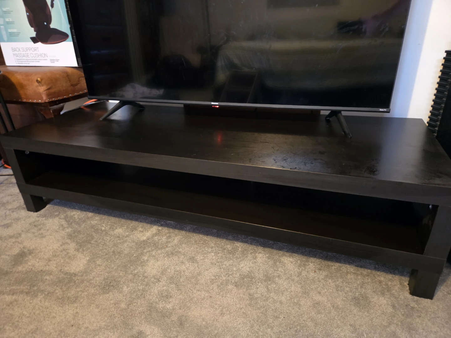 IKEA LACK TV Bench Black-Brown - photo 3
