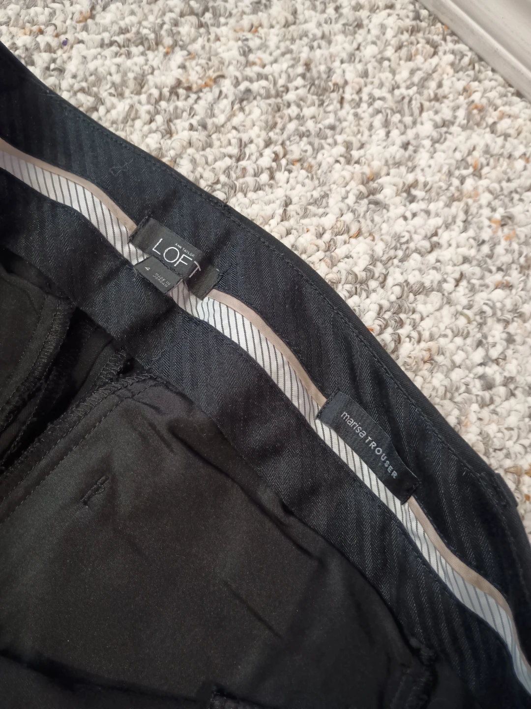 LOFT Marissa Trousers Black - photo 2