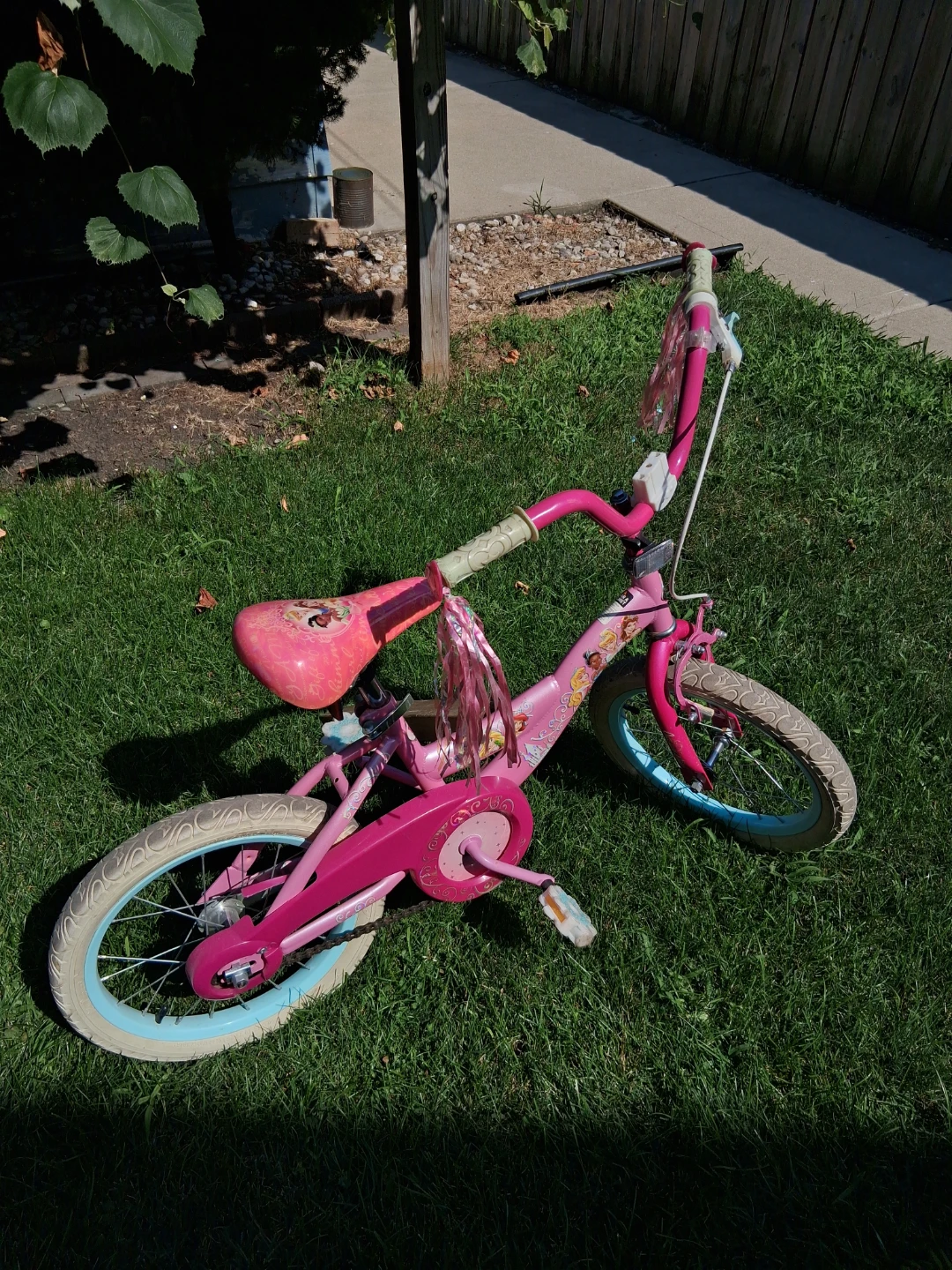 Pink Princess Kids Bike - photo 2