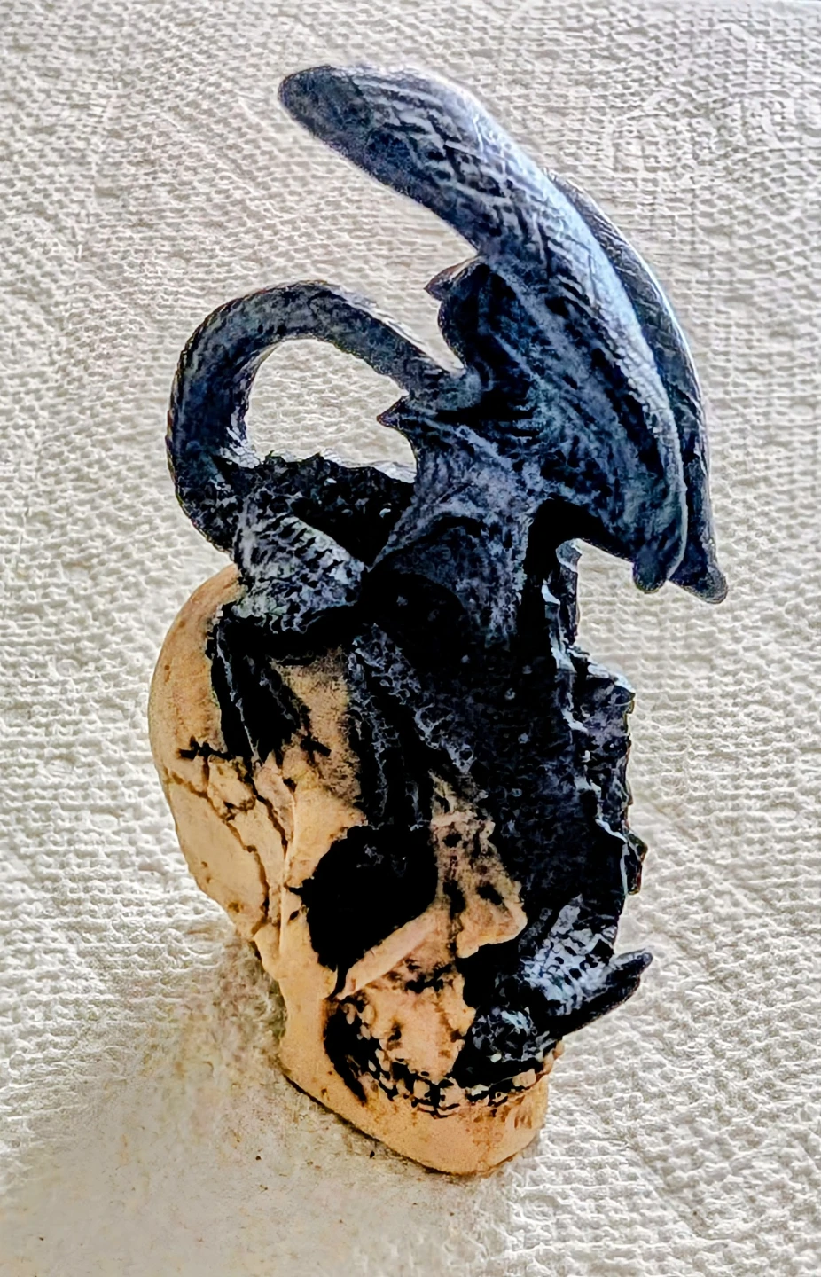 Dragon and Skull Figurine
