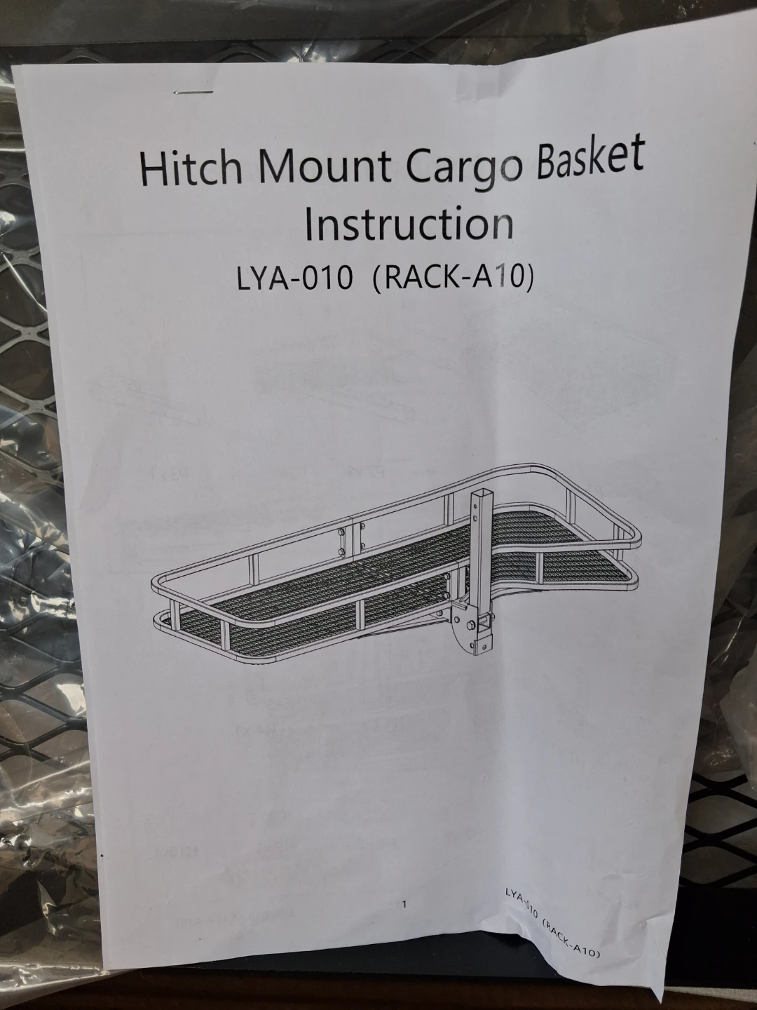 Hitch Mount Cargo Basket - photo 2