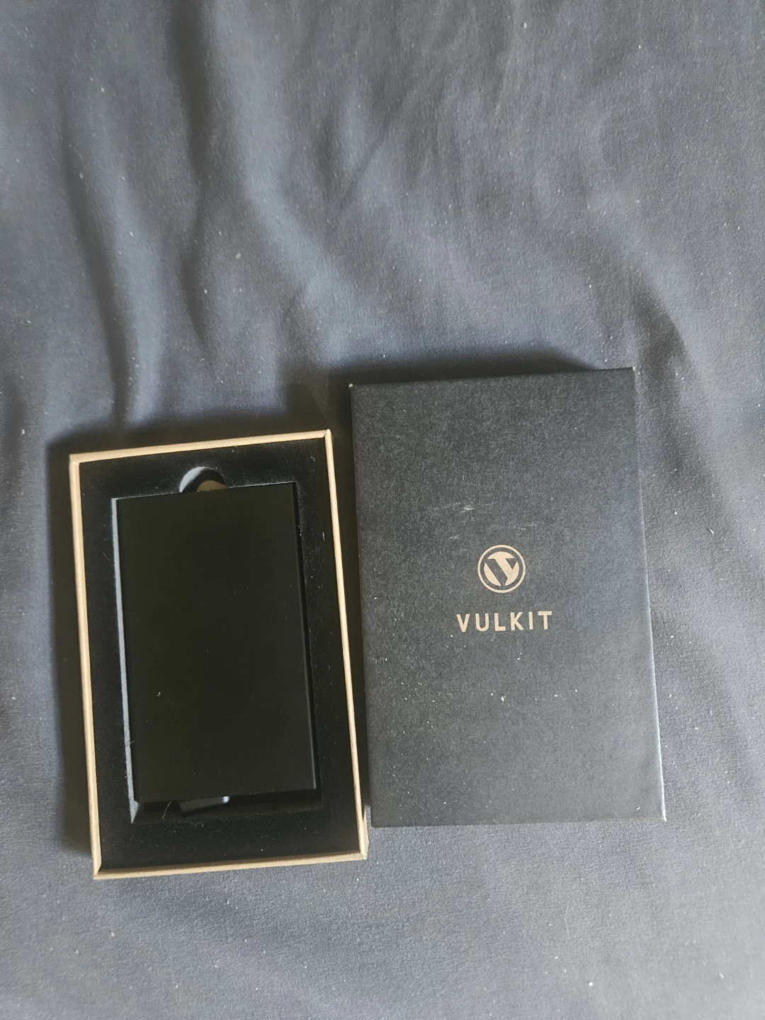 VULKIT Black Card Holder