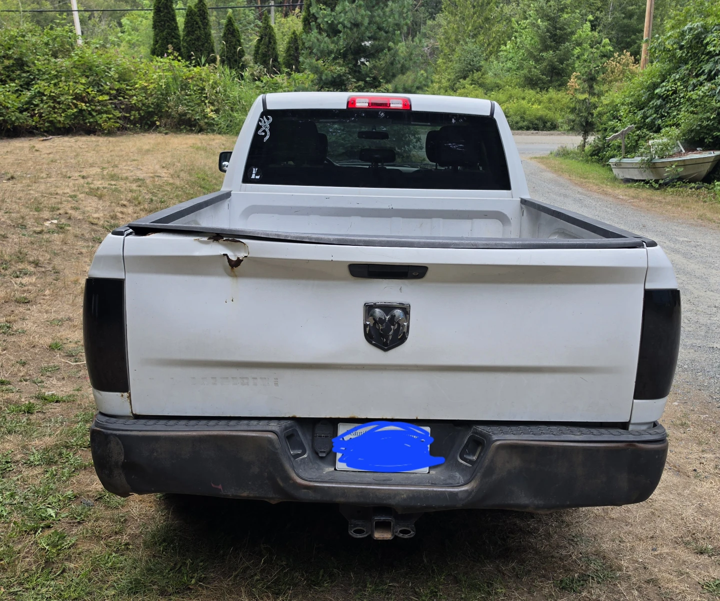 White Ram 1500 Pickup Truck - photo 4