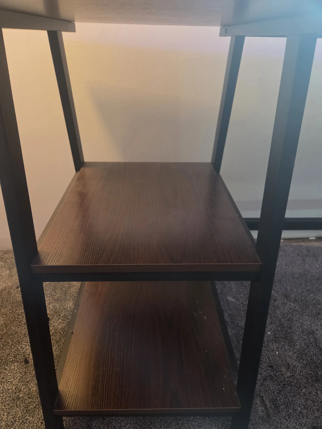 Wood Desk with Shelving - photo 2