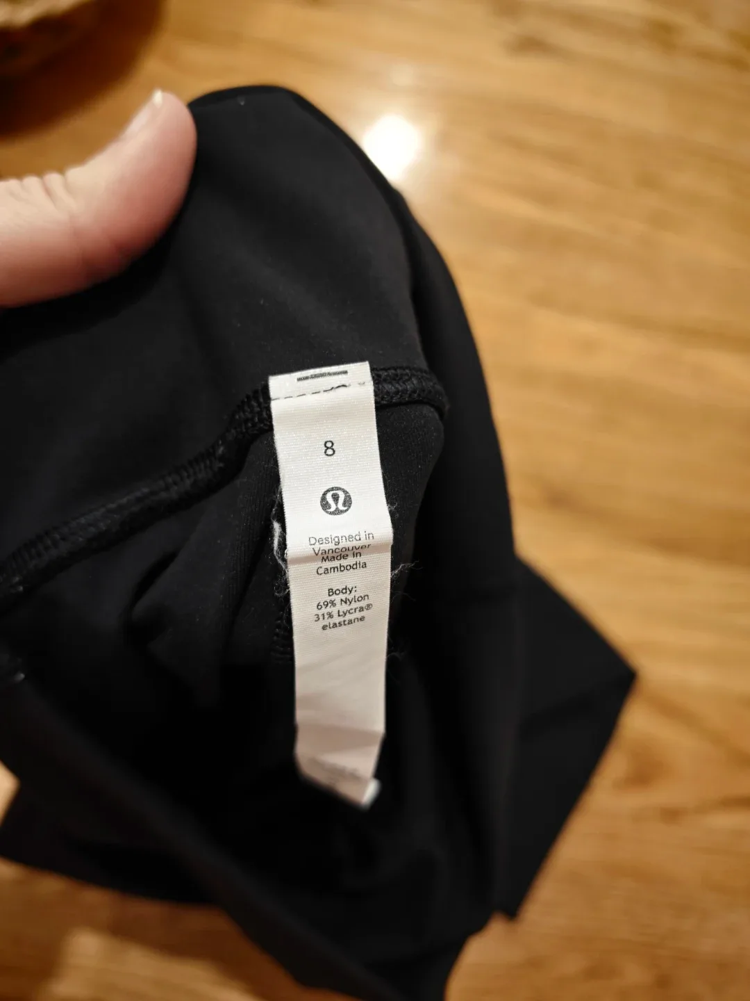Lululemon Black Leggings Size 8 - photo 2
