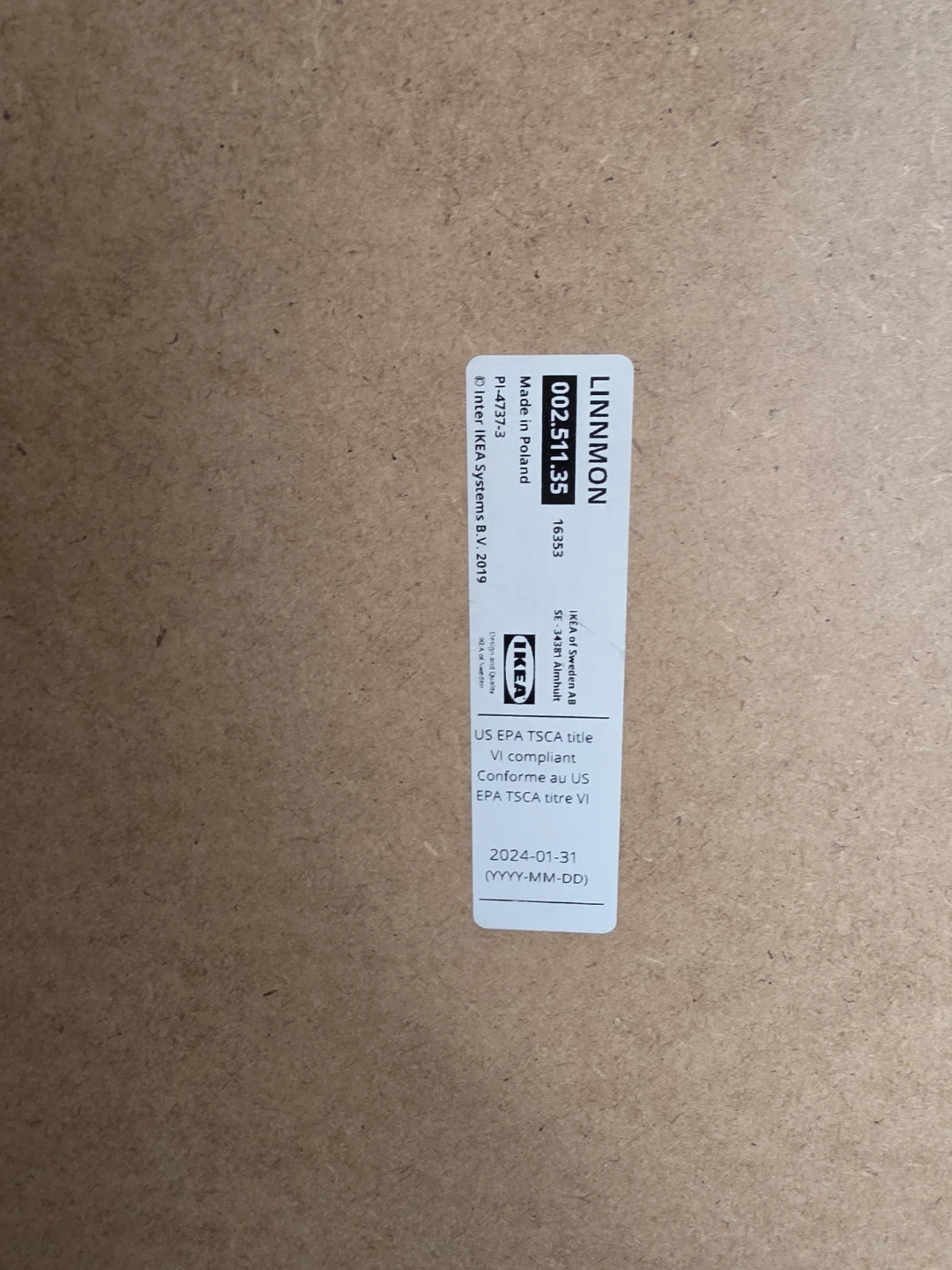 IKEA LINNMON Tabletop - photo 2