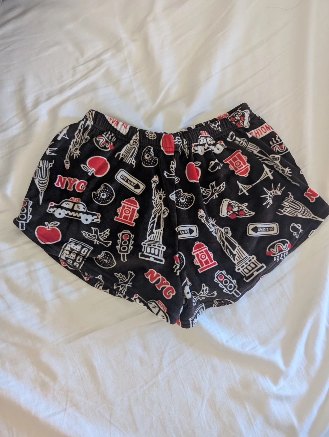 Cute NYC Pajama Lounge Comfy Soft Shorts 24" Size S - photo 3
