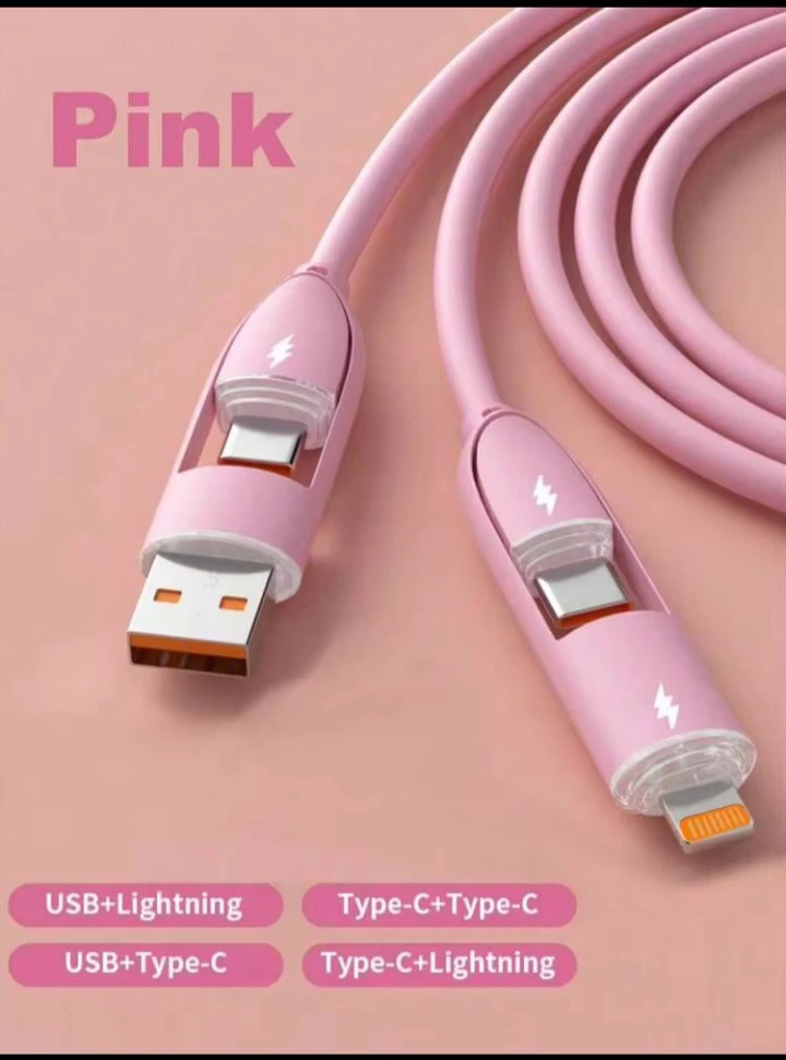 Multi-Connector Charging Cable - Assorted Colours