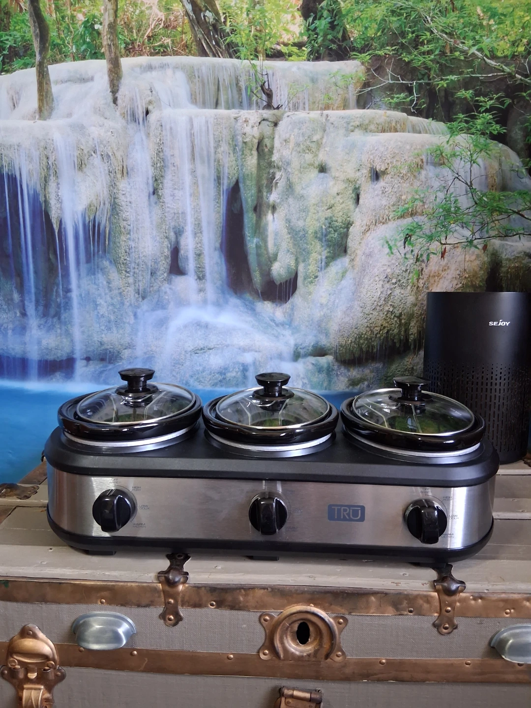 Brand new TRU 3-Pot Slow Cooker