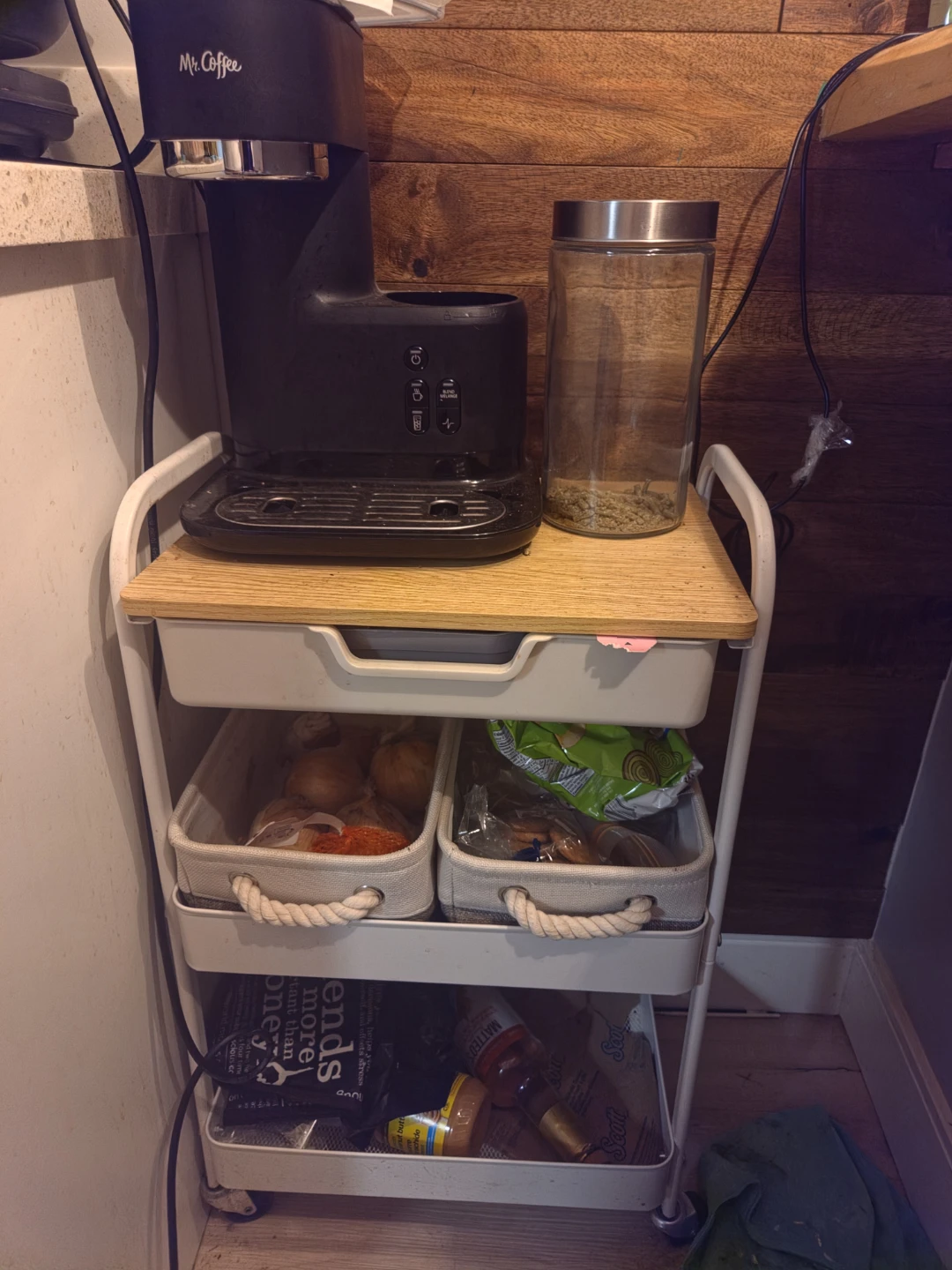 TOOLF 3 Tier Rolling Cart with Drawer - photo 3