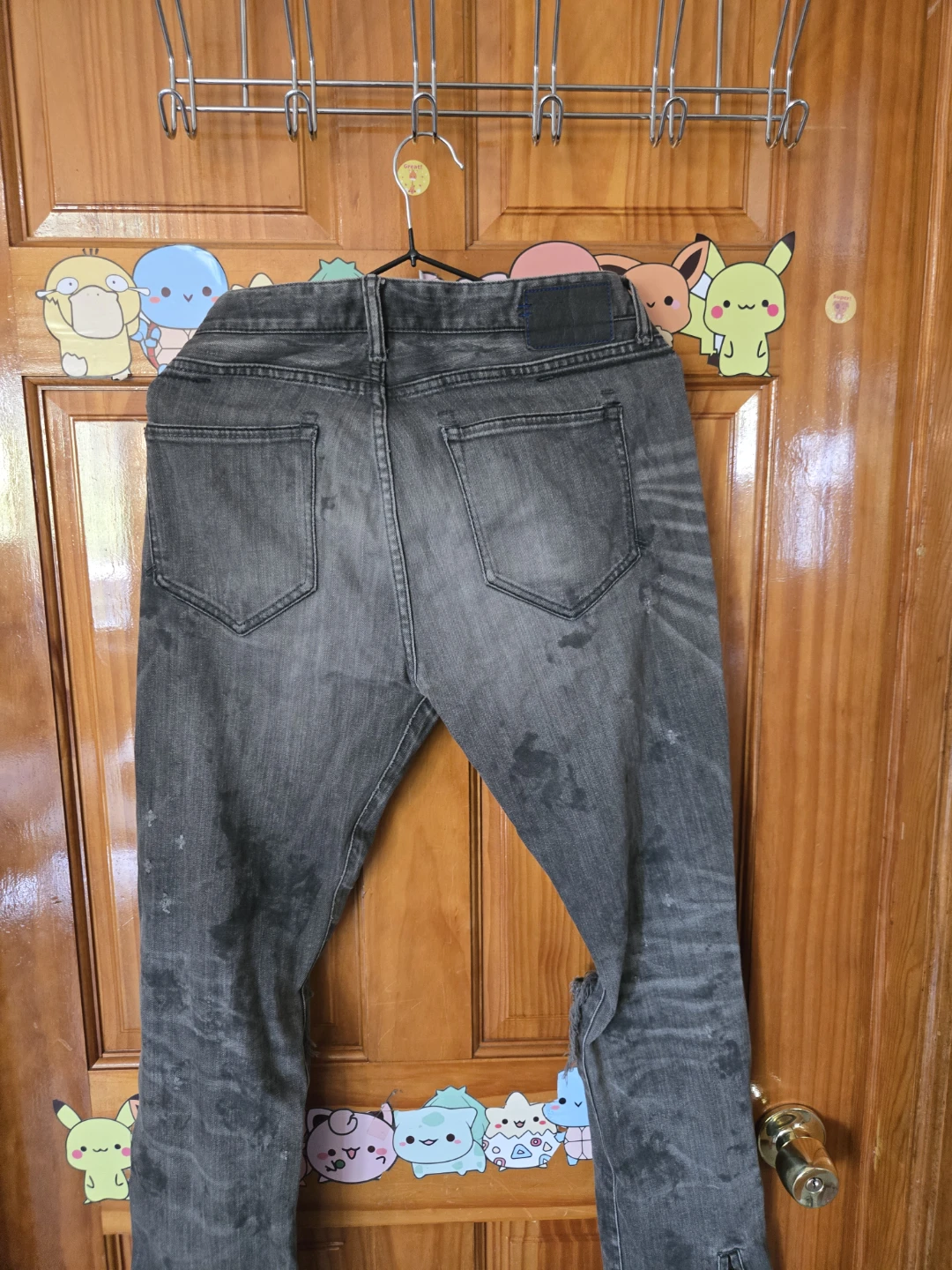 Ripped Distressed Denim w/ Ankle Zips - photo 2