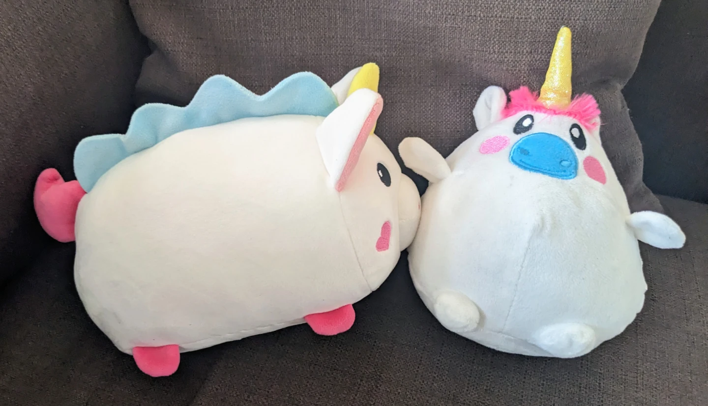 Two Plush Unicorn Toys - photo 2