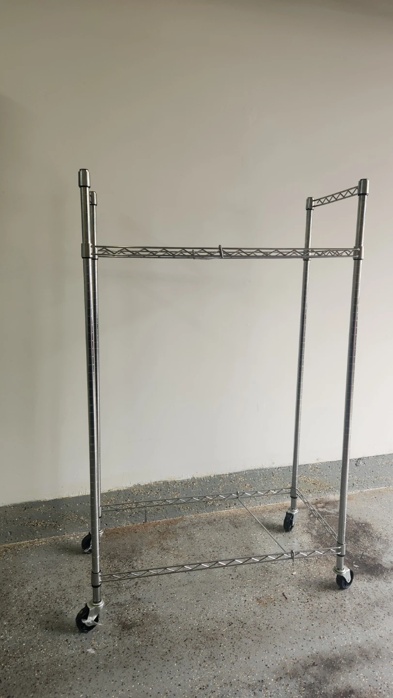 Tire Rack Storage Shelf with Wheels