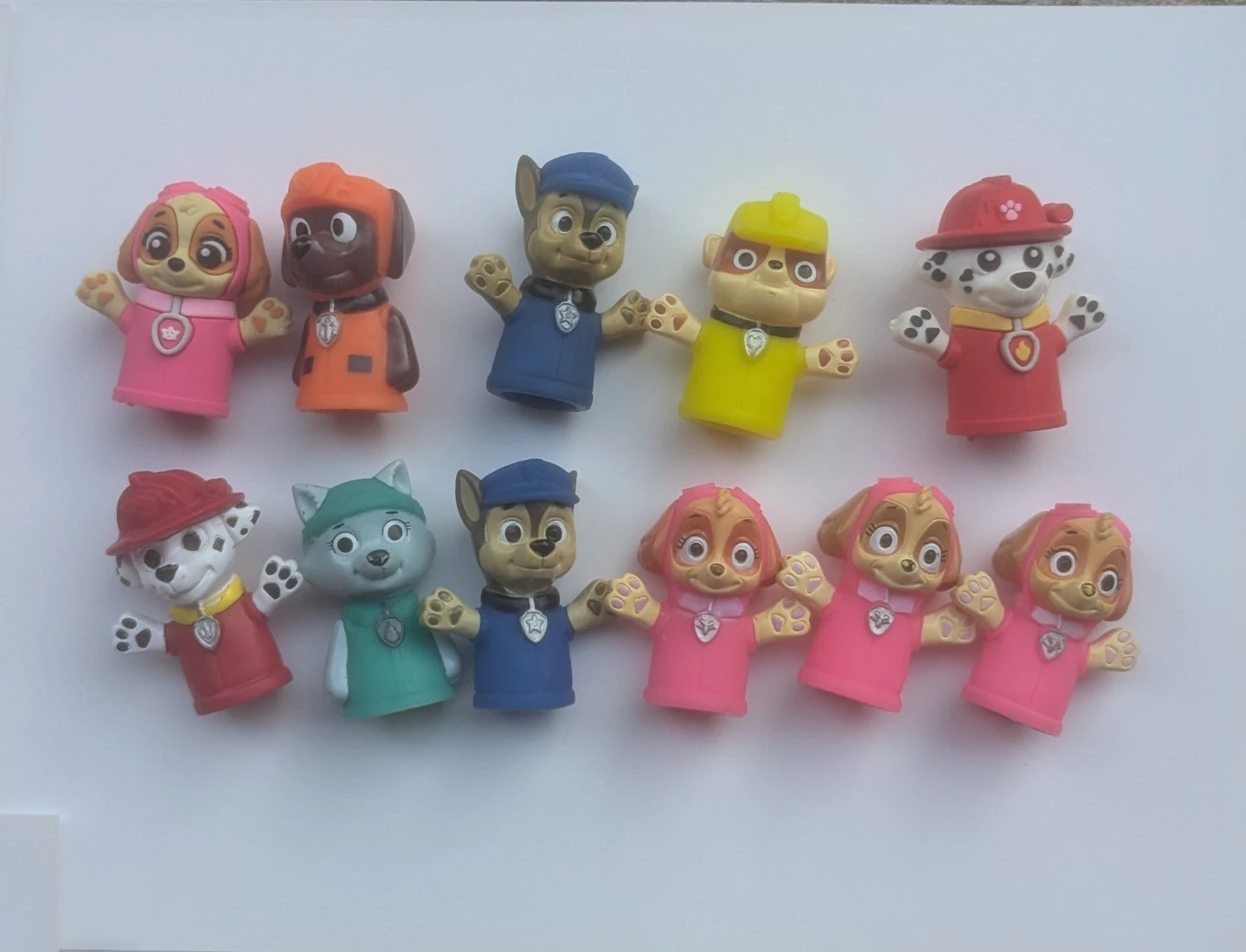 Paw Patrol Finger Puppets - Lot of 11
