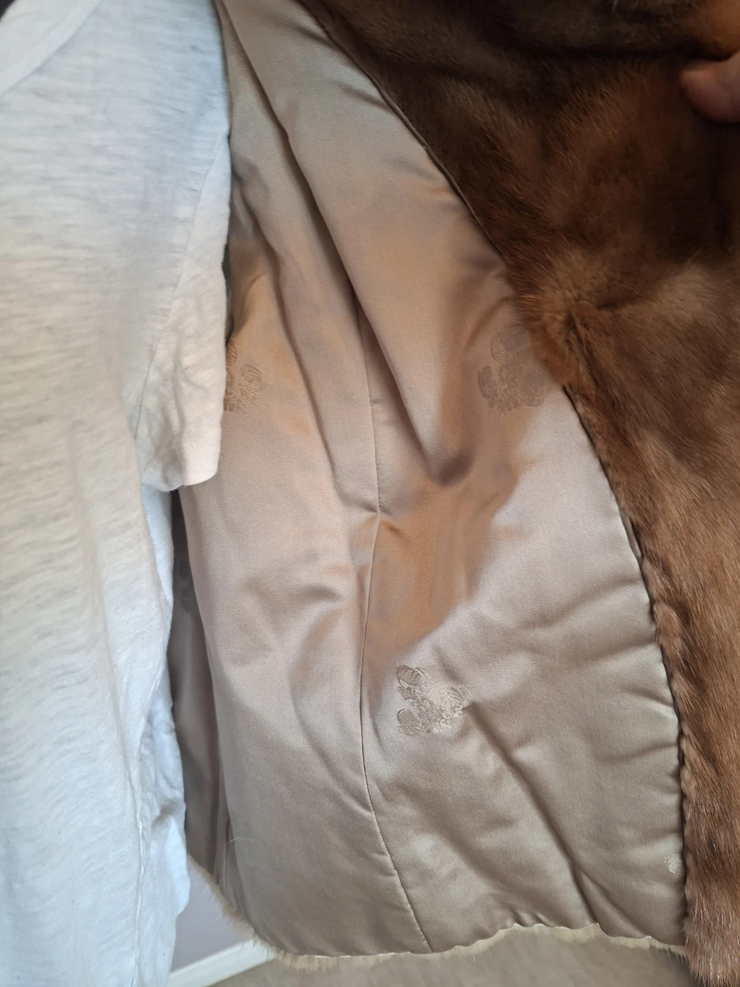 Vintage Norman Rogul Natural Mink Fur Jacket | Honey Brown | M/L - photo 3