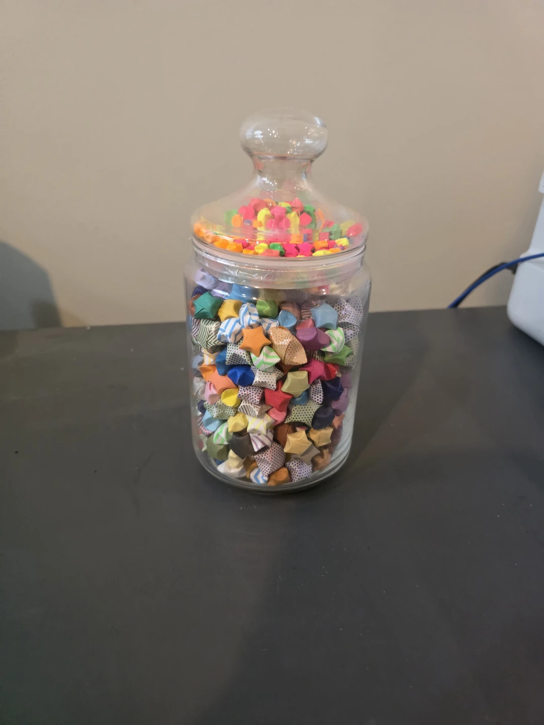 Jar of Origami Lucky Stars