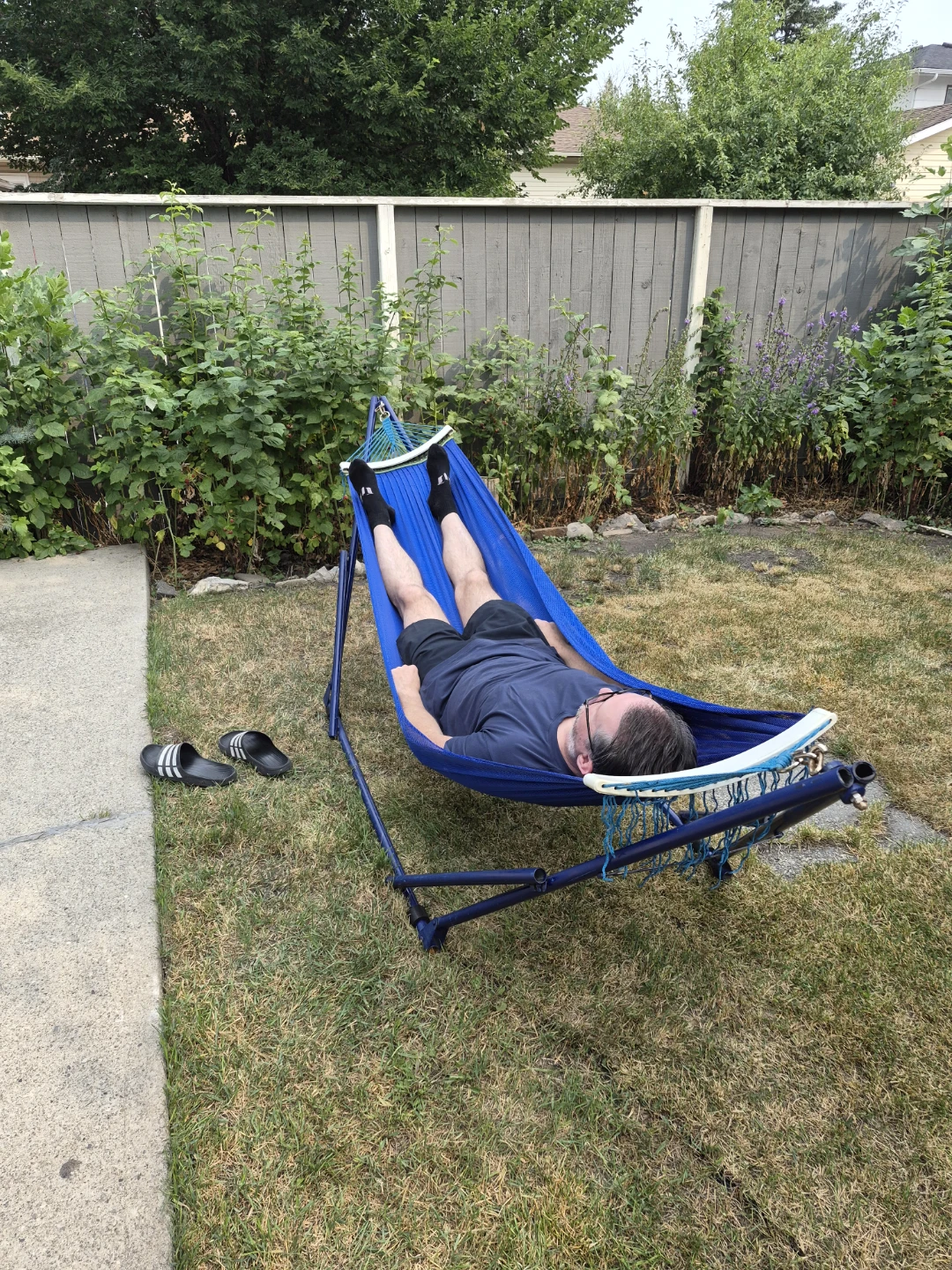 Blue Hammock with Stand - photo 4