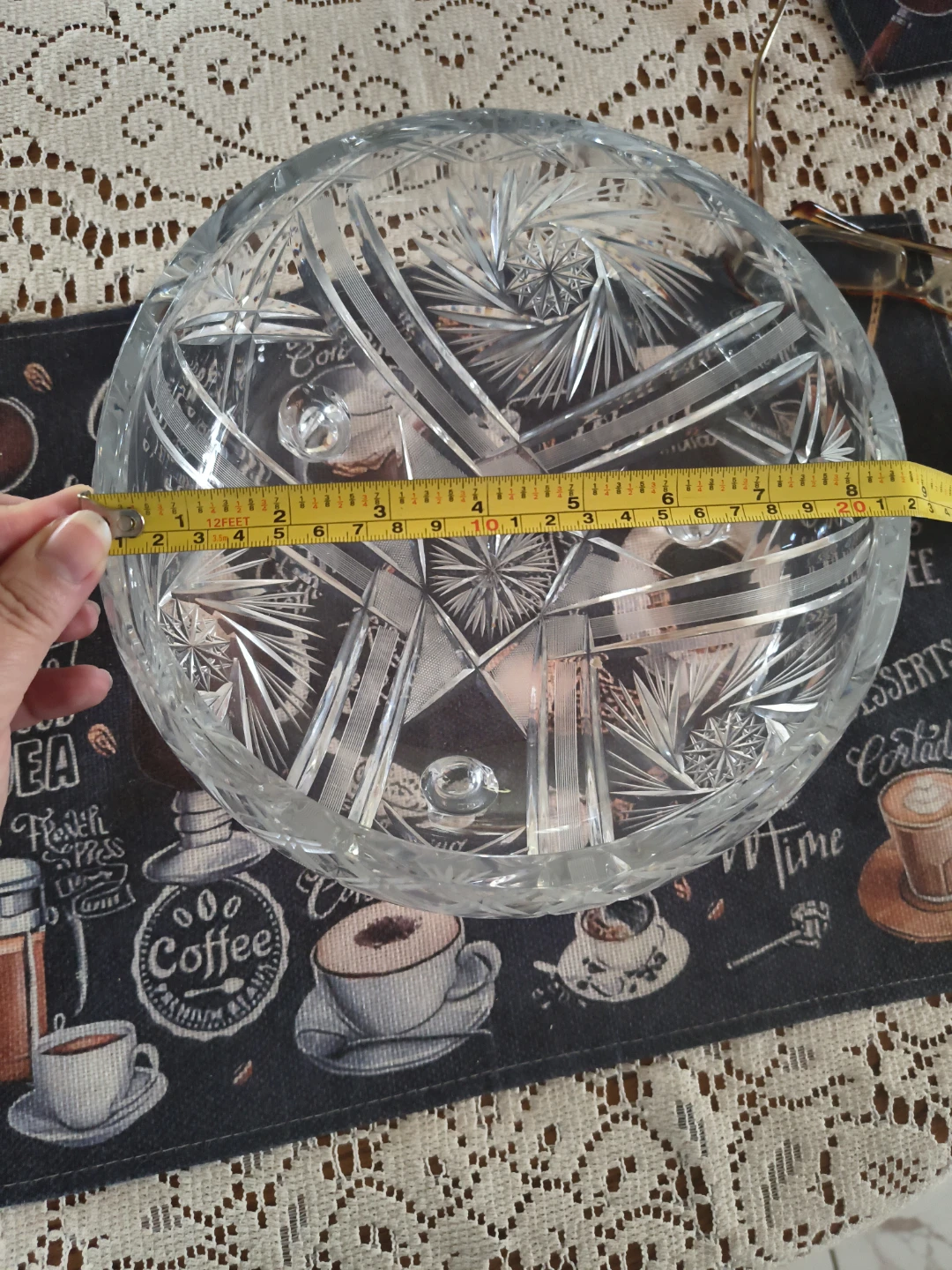 Cut Crystal Footed Bowl - photo 4