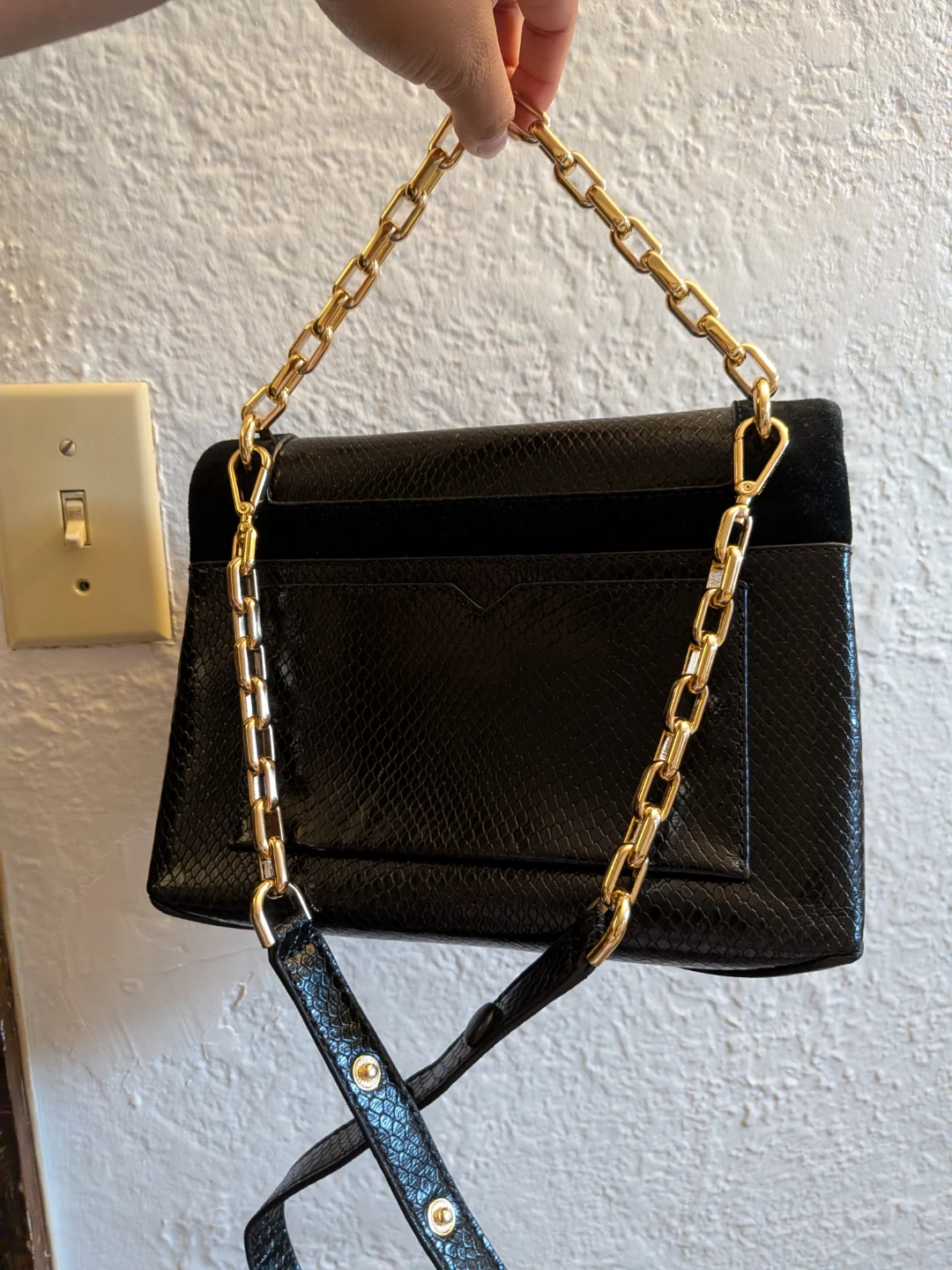 Michael Kors Black Leather & Suede Shoulder Bag - photo 3