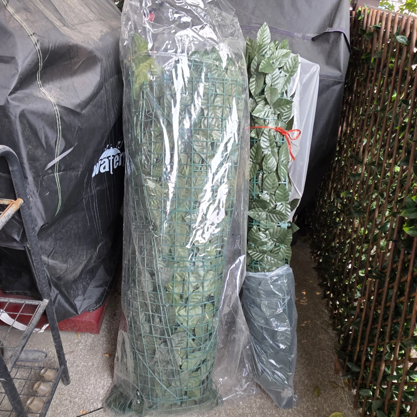 Artificial Ivy Balcony Privacy Screen Rolls (Set of 2)