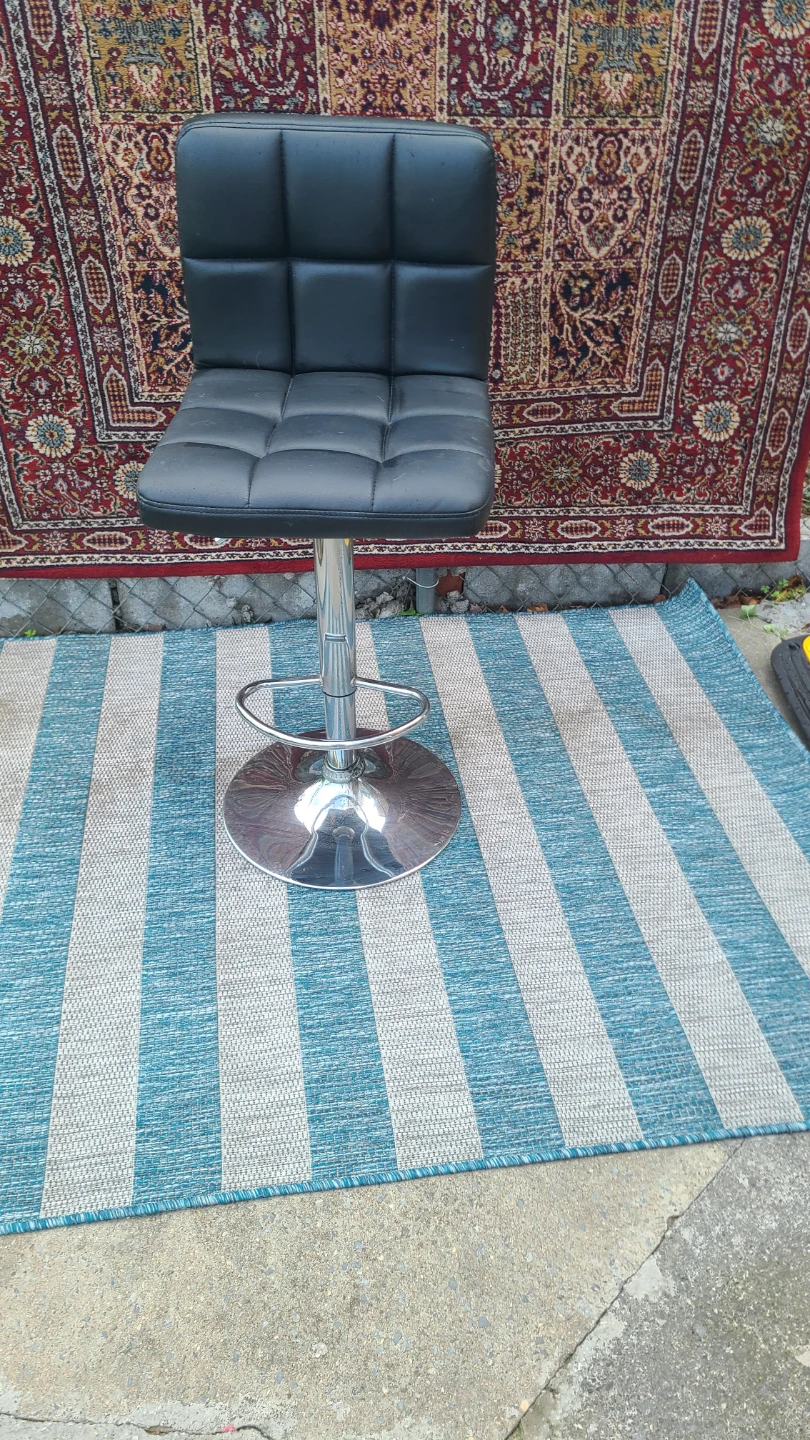 Black Adjustable Bar Stools