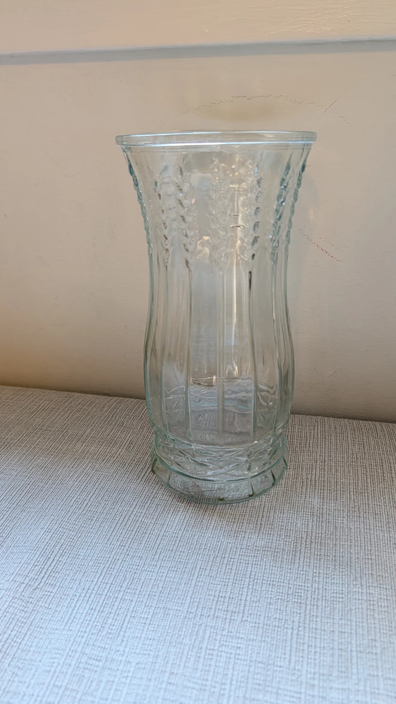Clear Glass Vase
