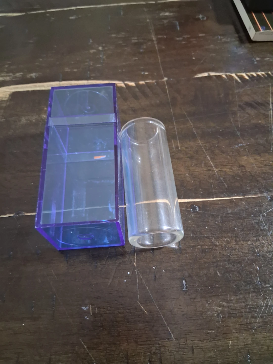 Glass Guitar Slide with Case - photo 2