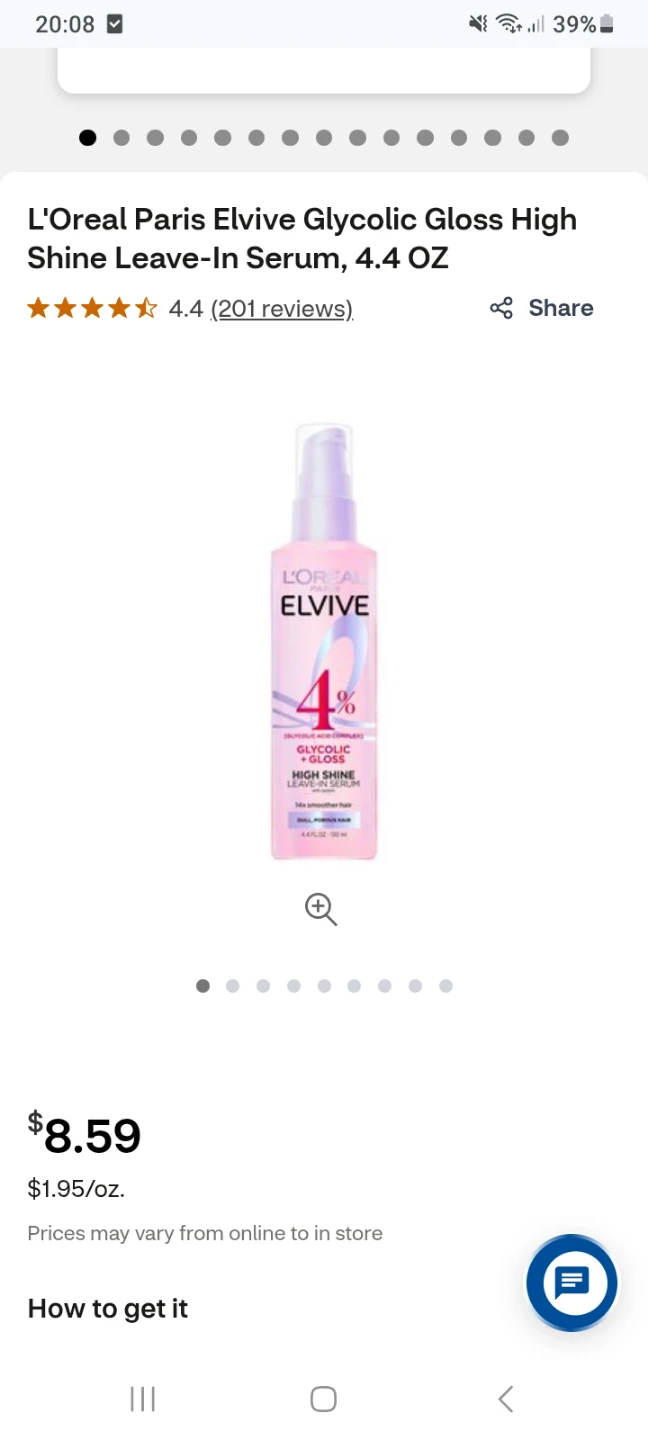 L'Oreal Paris Elvive Glycolic Gloss High Shine Leave-In Serum - photo 3