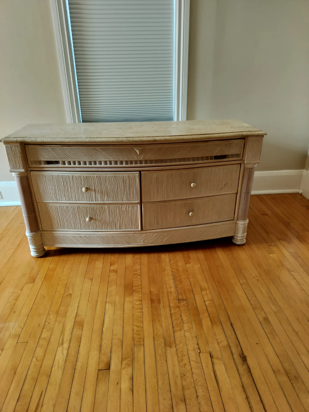 Coastal Style Dresser Sliding 4 Drawers plus one sock draw - photo 2