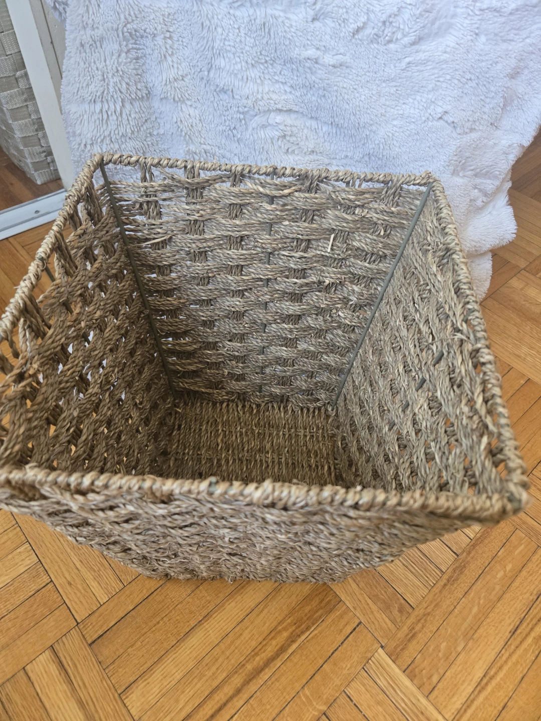 Wicker Storage Basket 10" tall - photo 3