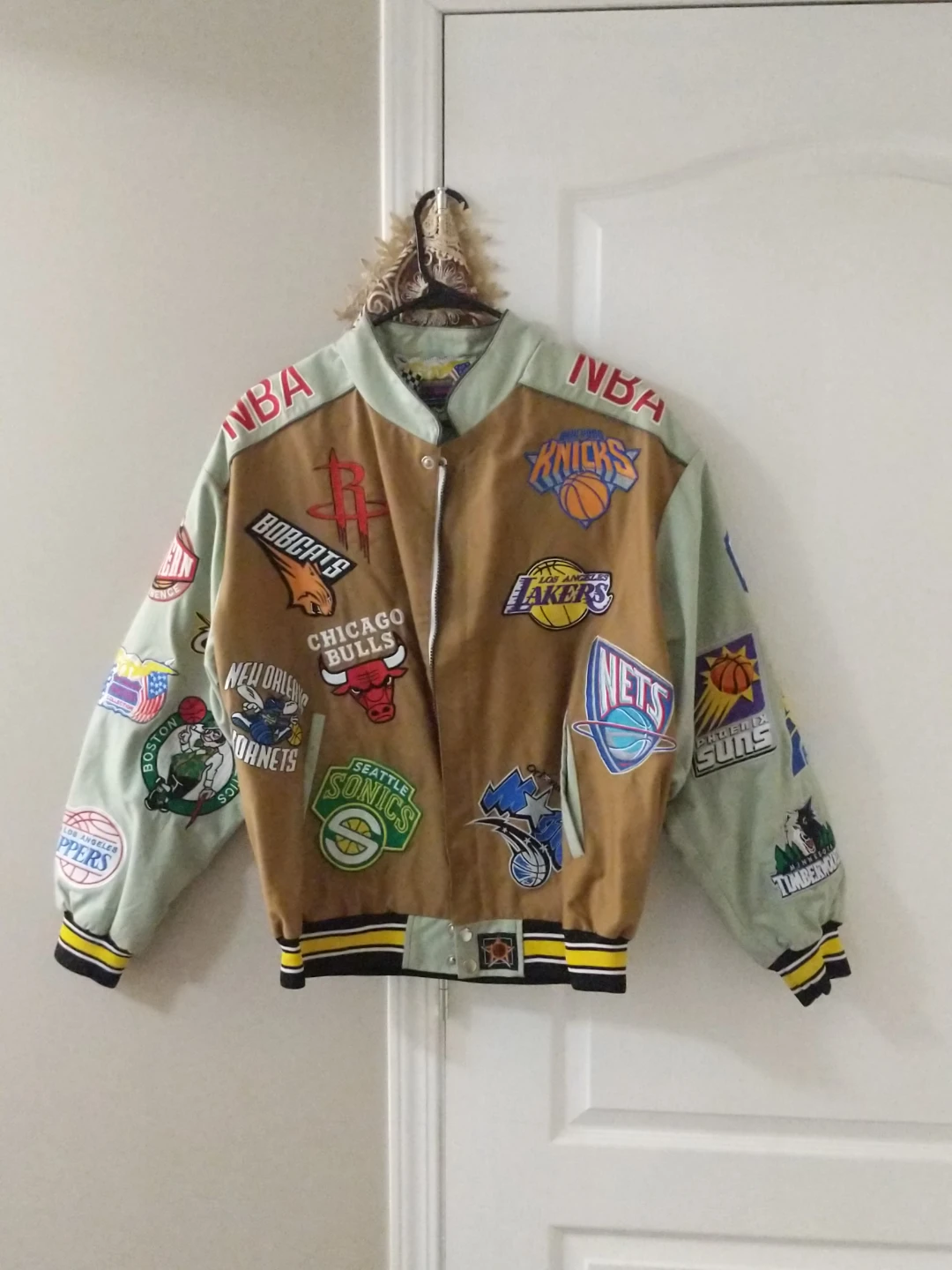 NBA Patch Bomber Jacket