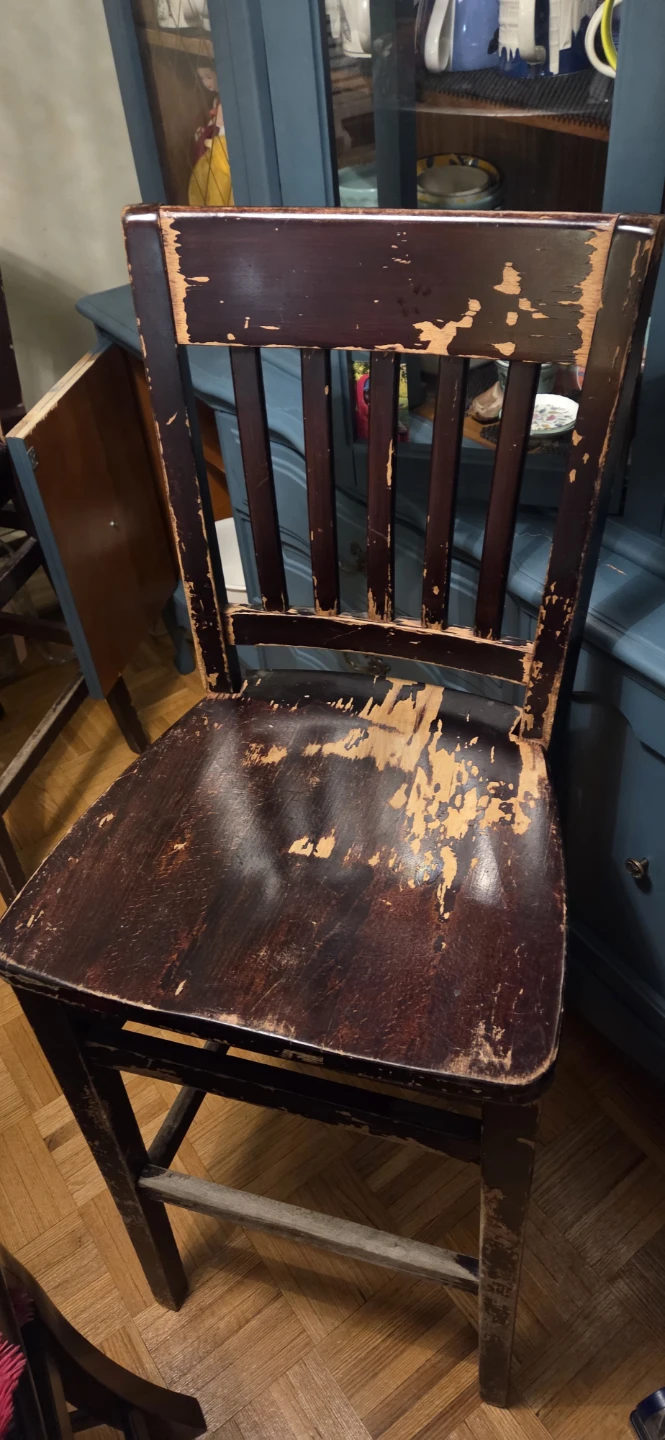 Wooden Dining Chair x2