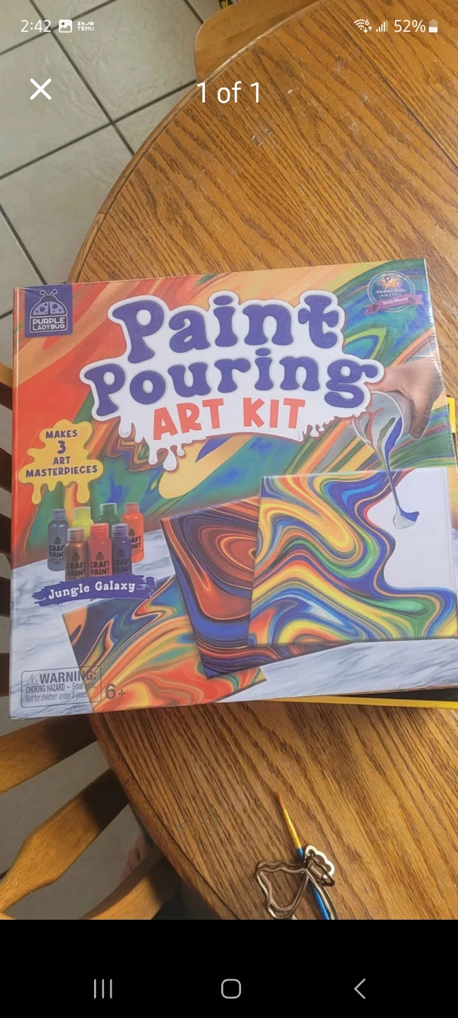 Paint Pouring Art Kit - Jungle Galaxy