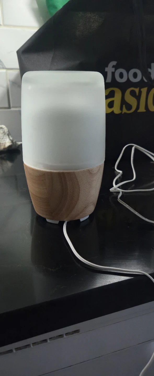 Essential Oil Diffuser with Wood Base