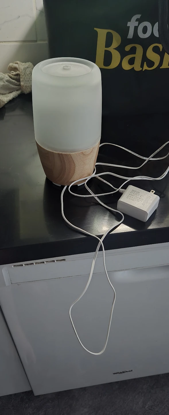 Essential Oil Diffuser with Wood Base - photo 3