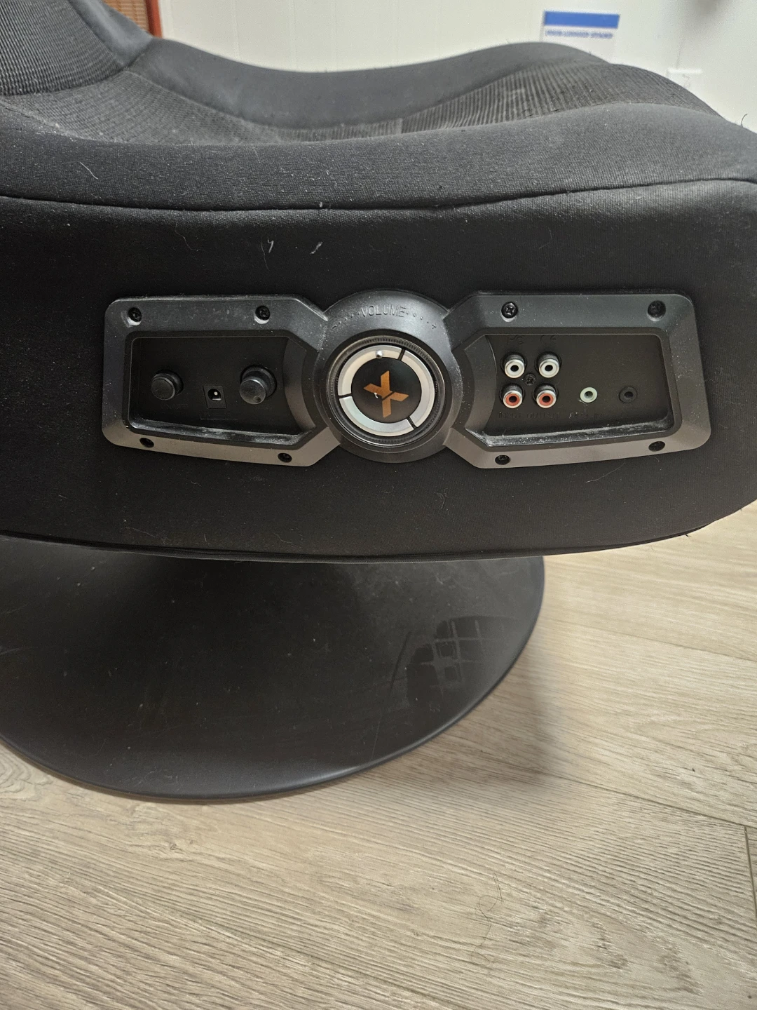 Black Gaming Chair with Speakers - photo 4