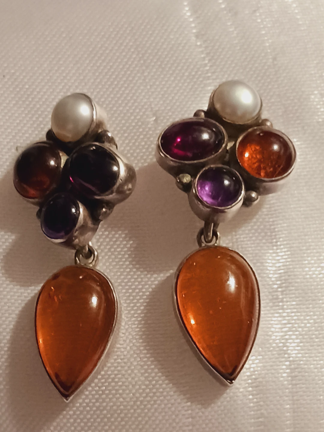 JGD 925 Janice Girardi Sterling Silver Multi Gemstone Earrings - photo 2