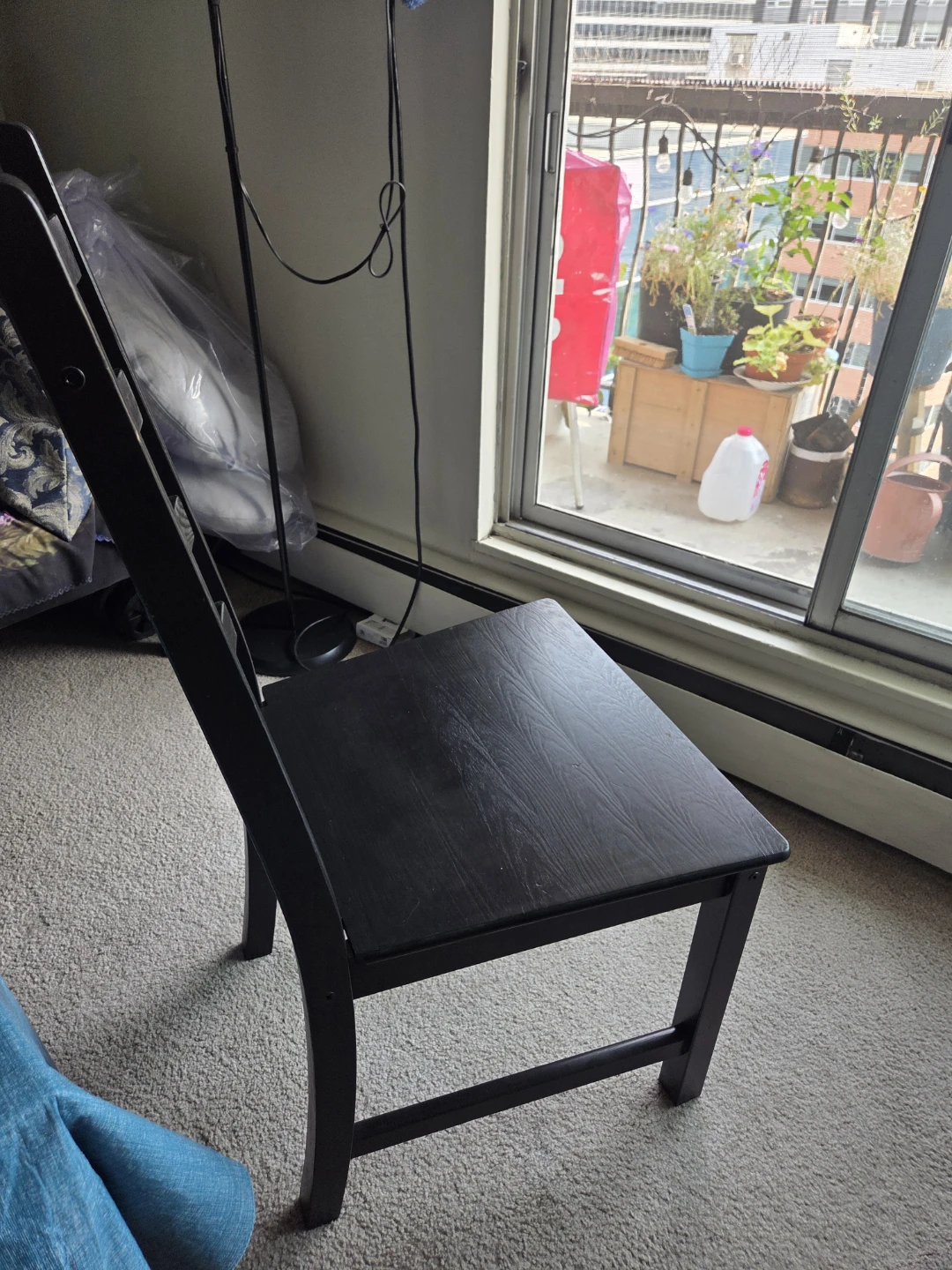 IKEA KAUSTBY Black Wooden 2Chairs - photo 4