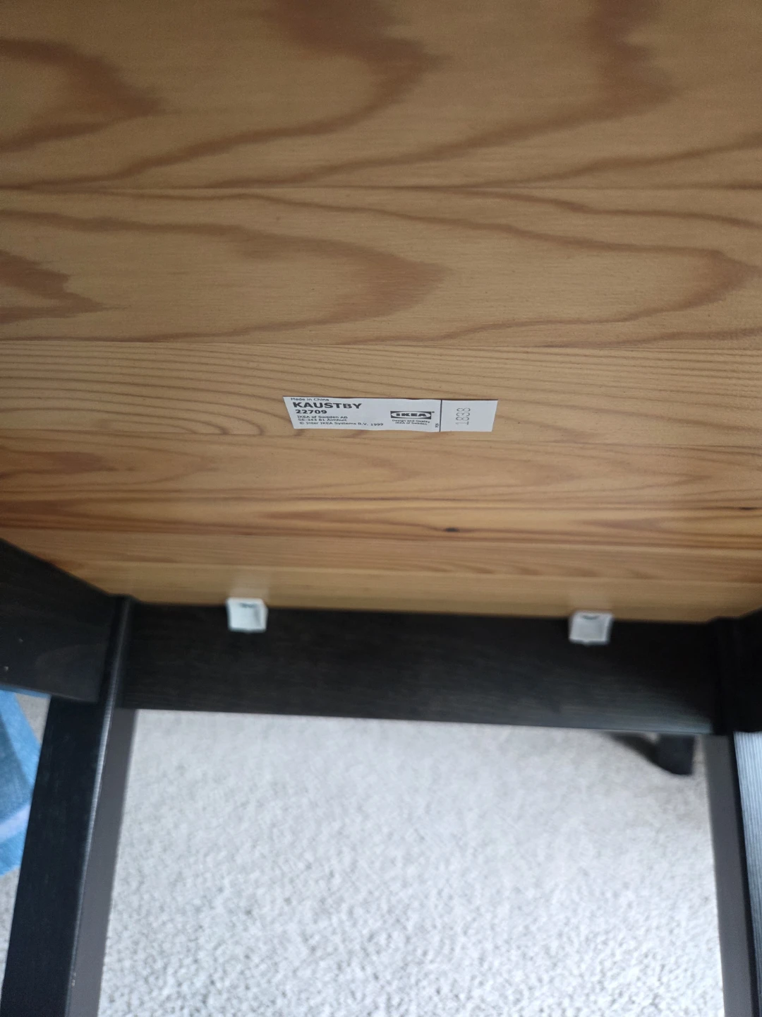 IKEA KAUSTBY Black Wooden 2Chairs - photo 5