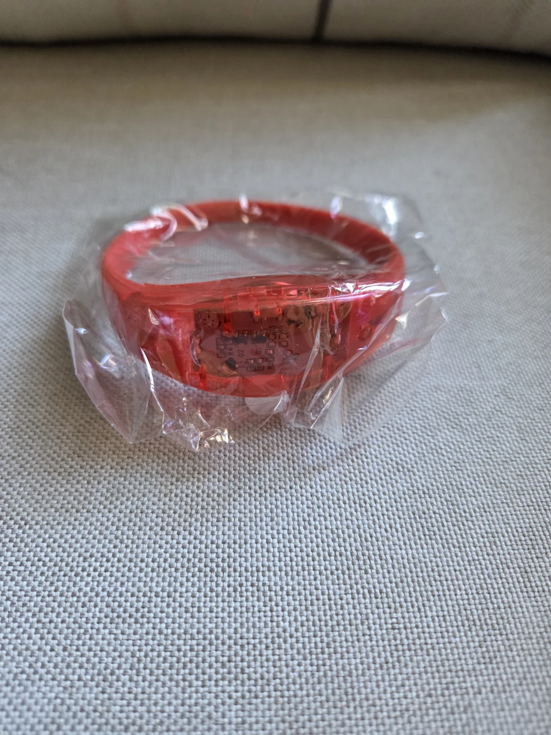 Red LED Slap Bracelet