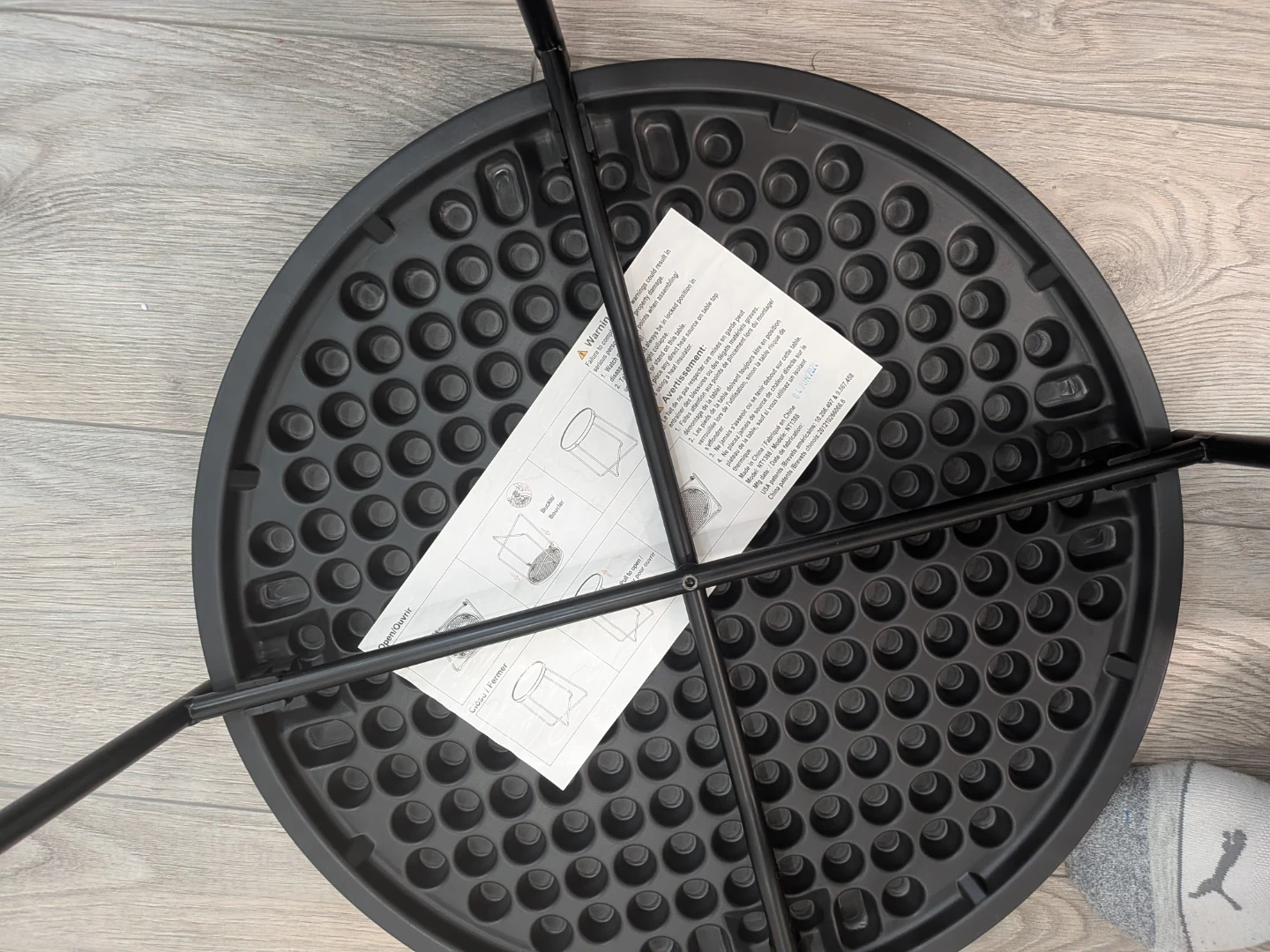 Black Round Side Table - photo 5