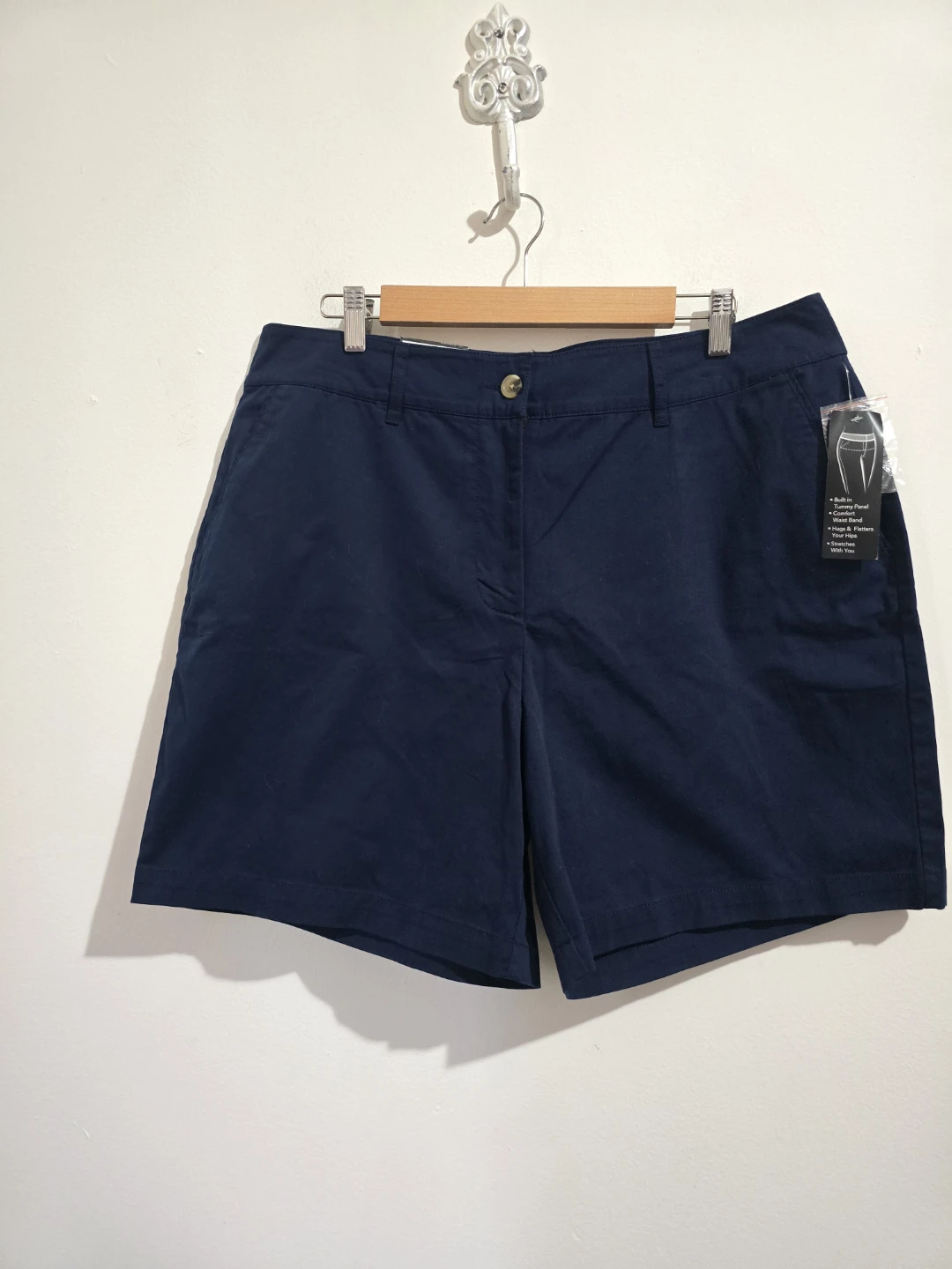 Kim Rogers Fit Solutions Navy Blue Shorts - photo 2