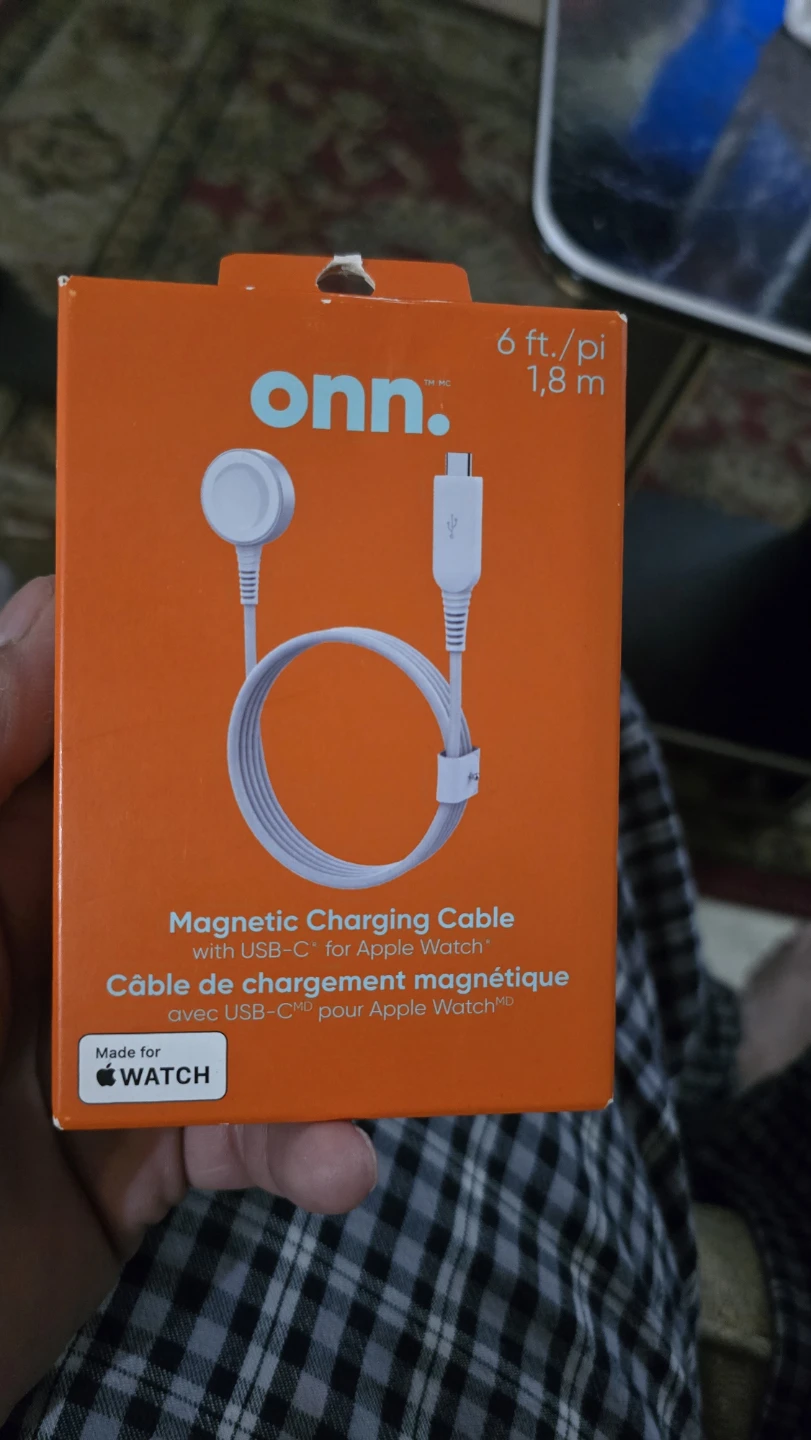 Onn. Magnetic Charging Cable for Apple Watch - photo 3