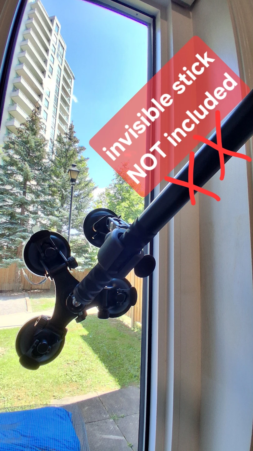 windshield suction 6 cups mount Insta360 invisible stick