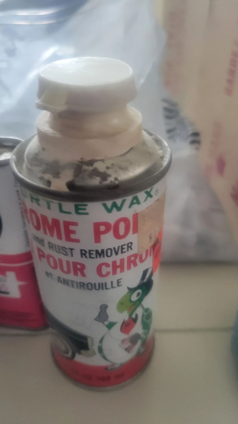 Vintage Turtle Wax Chrome Polish and Rust Remover can - photo 3