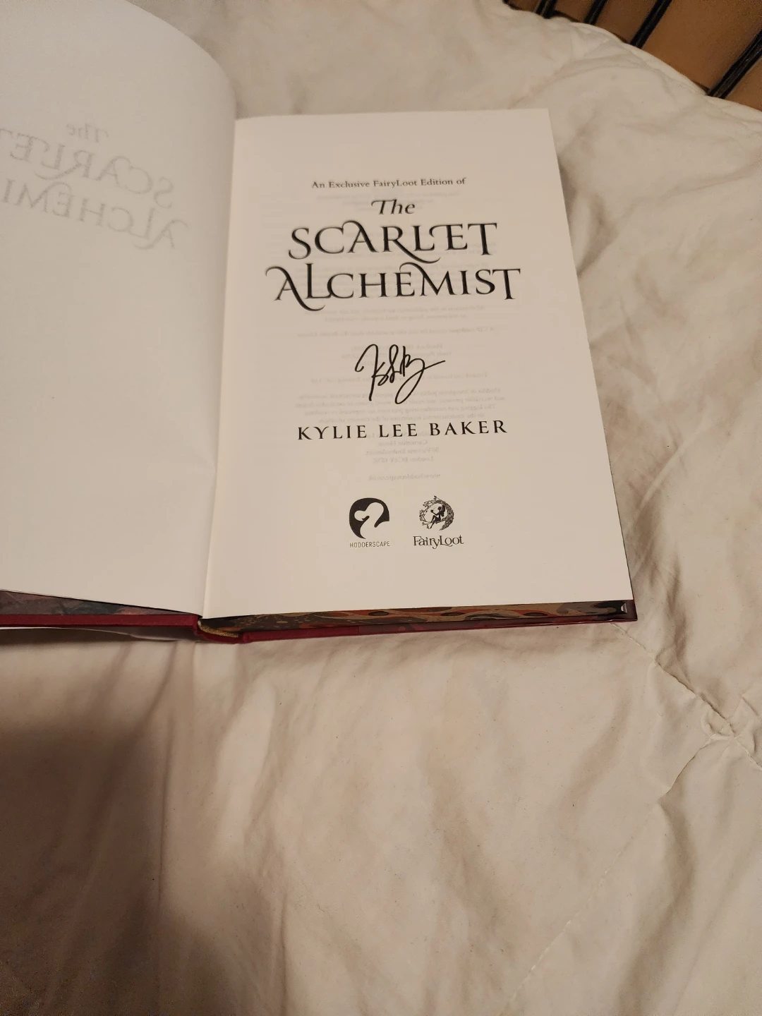 The Scarlet Alchemist Book by Kylie Lee Baker - photo 3