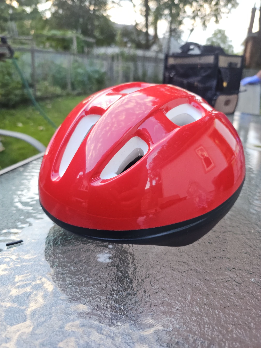 Red Bicycle Helmet